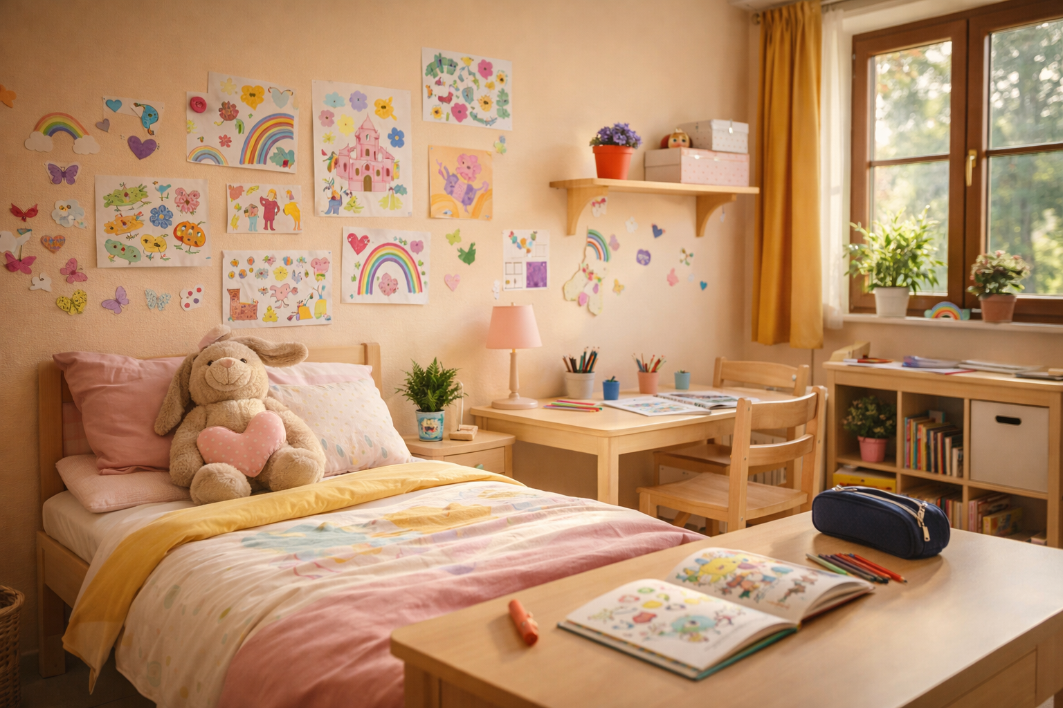 Helles Mädchenzimmer in der Villa Orange — Impuls GmbH